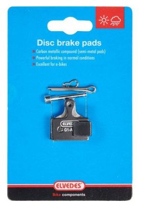 ELVEDES Jeu De Plaquettes De Frein À Disque Metalic Carbon Shimano Ultegra Br-Rs805
