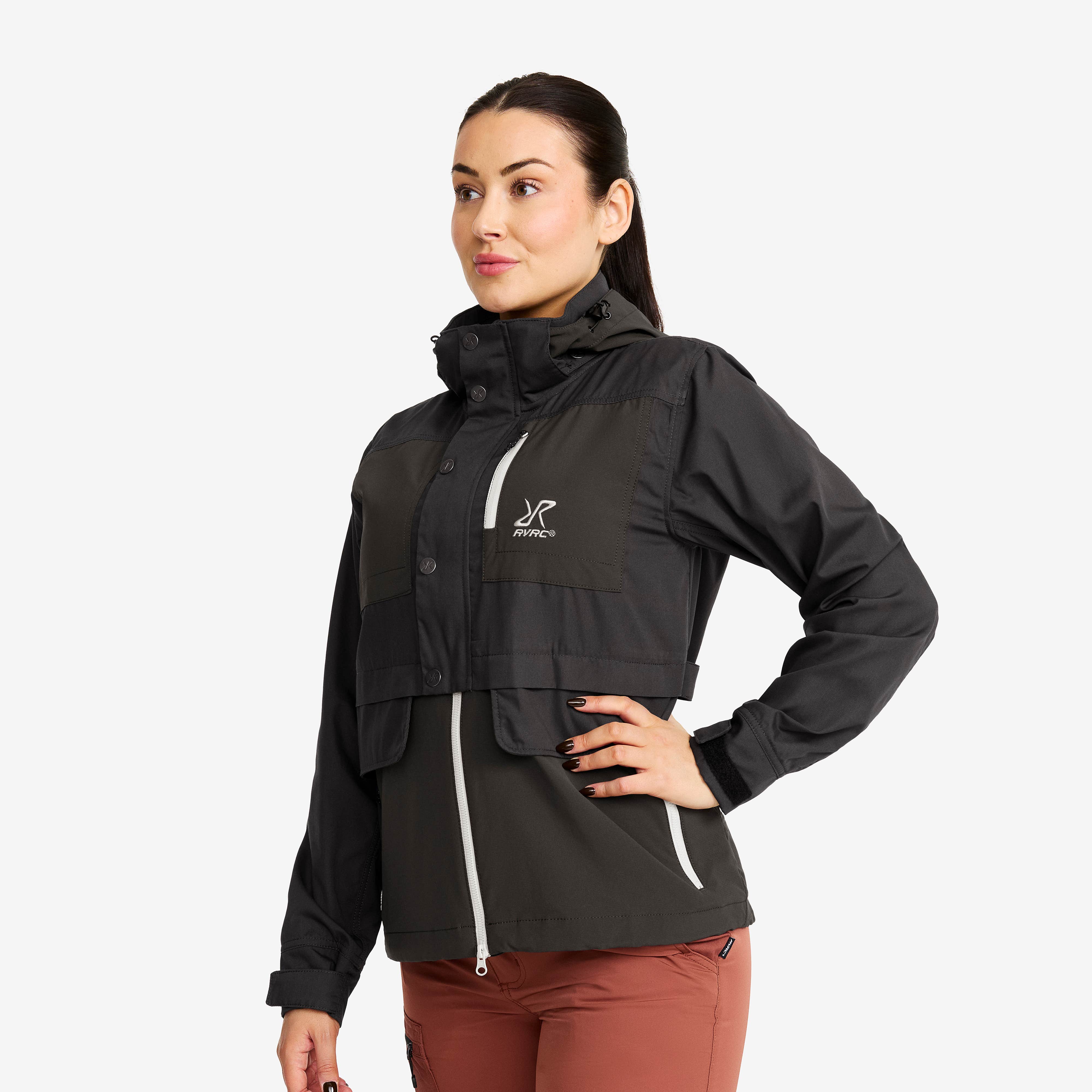 Rambler Lightweight Pro Jacket Dame Anthracite/Oatmeal