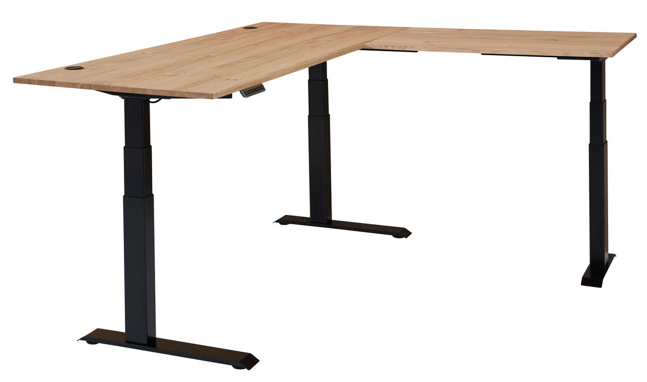 Linea Natura E-Eckschreibtisch Furnier SONOS