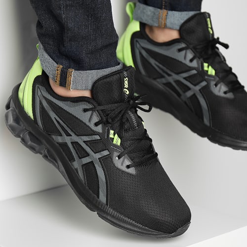 Baskets Gel Quantum 90 IV 1201A764 Black Lime Green