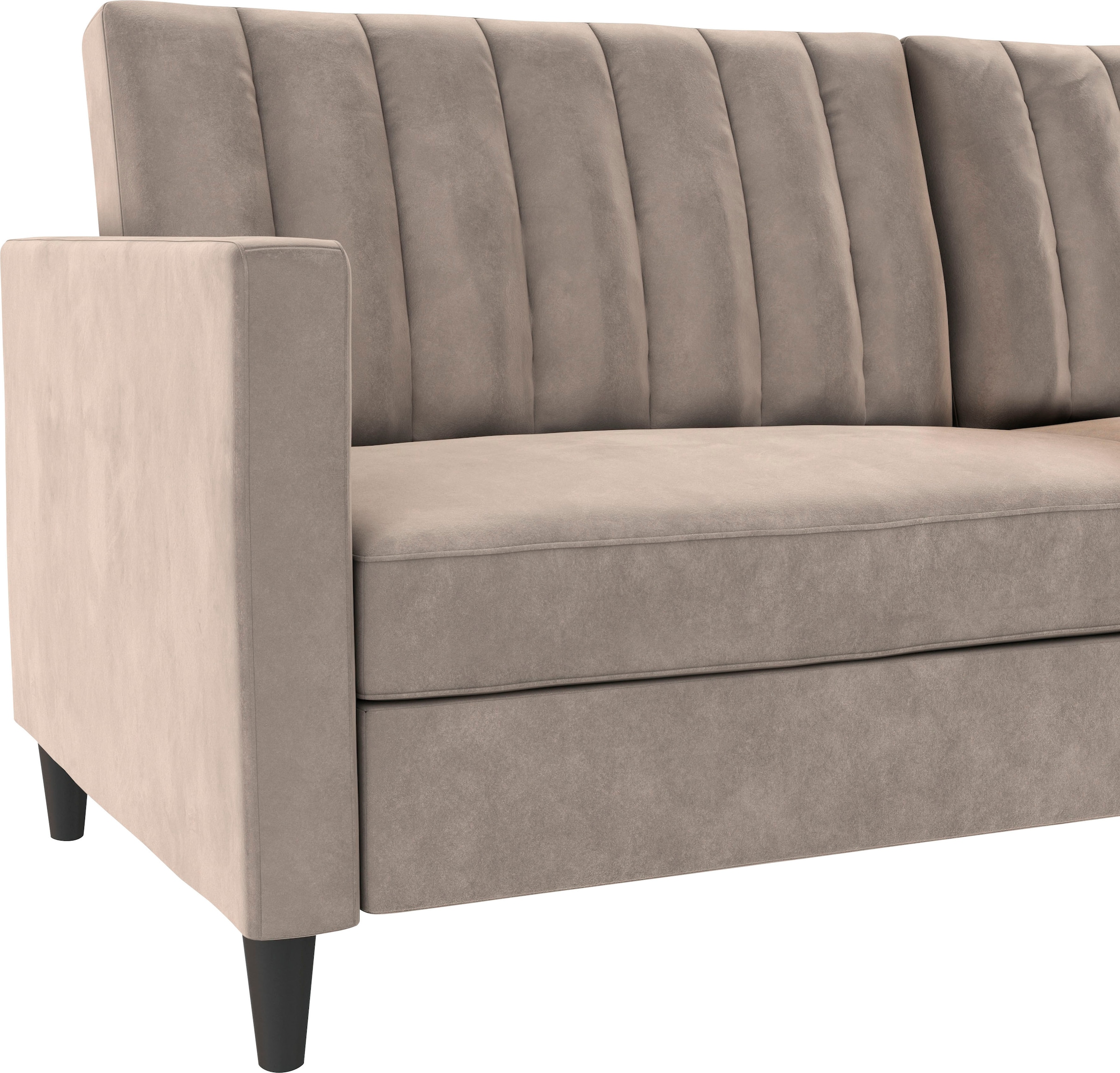 Dorel Home 3-Sitzer »Celine« Rückenlehne 2-teilig und 3-fach verstellbar, Sitzhöhe 43 cm