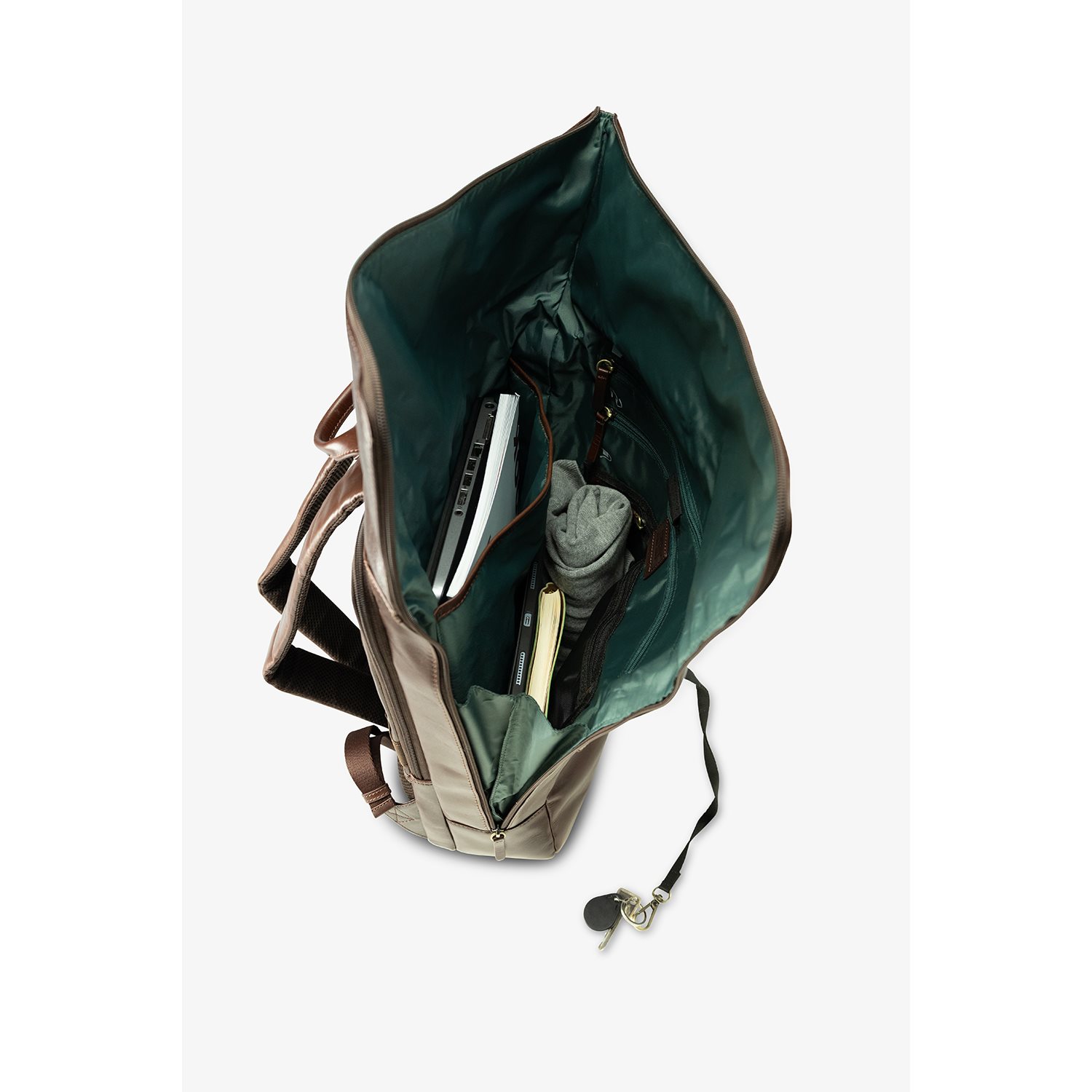 Jost Skagen Messenger Backpack brown