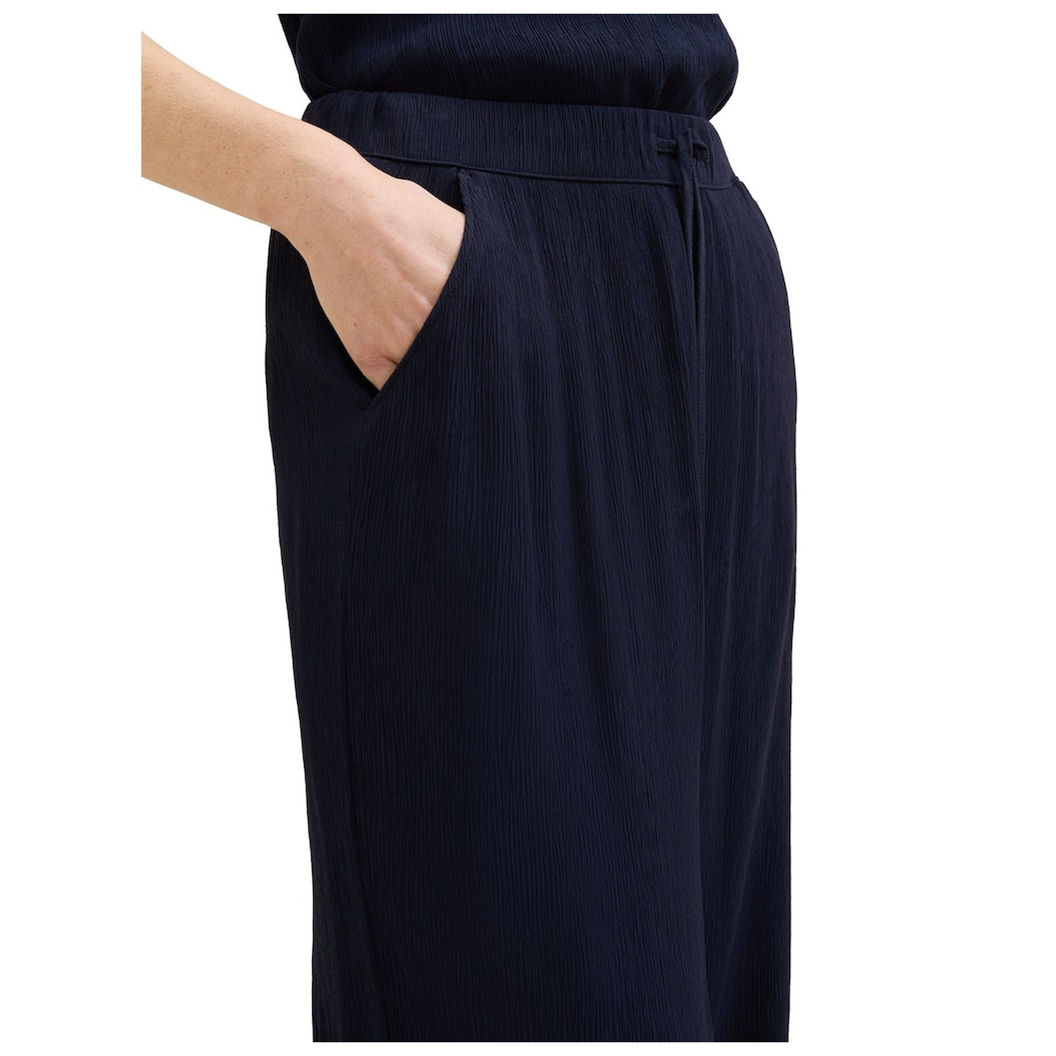 Tom Tailor Culotte crinkle pants