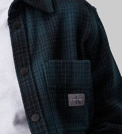Calvin Klein Skjorte - TextuRød Checked - Ck Black