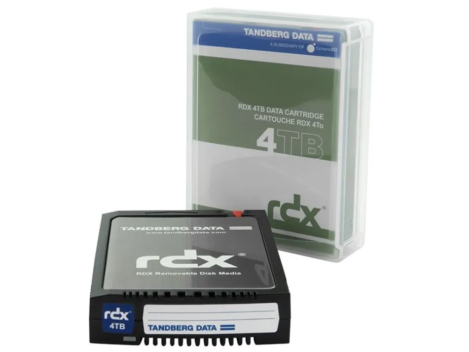 Overland-Tandberg 8824-RDX, RDX-patron, RDX, 4 TB, FAT32, NTFS, exFAT, ext4, Sort, 150 MB/s
