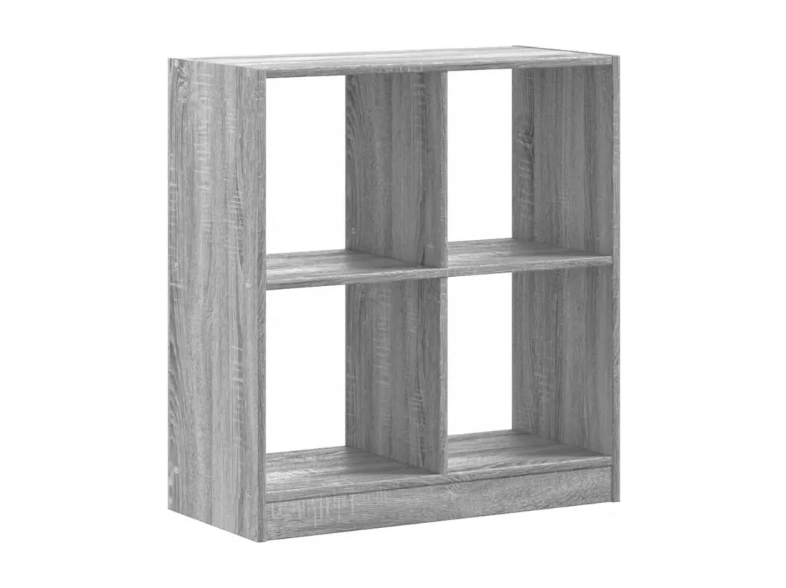 Bibliothèque sonoma gris 68,5x32x75 cm bois d'ingénierie