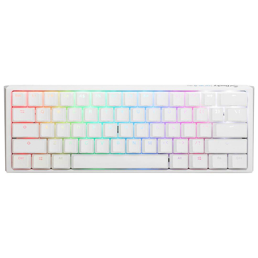 Ducky Channel One 3 Mini - White - Cherry MX Brown