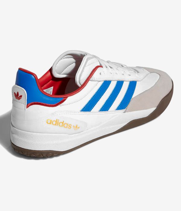adidas Skateboarding Copa Nationale Schuh (white bluebird scarlet)