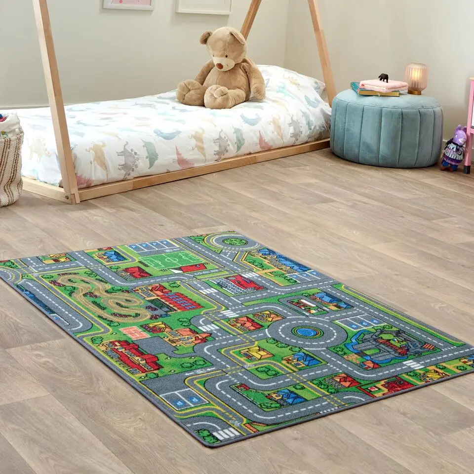 Carpet Studio Playcity Speelkleed - Meerkleurig - 95x133cm
