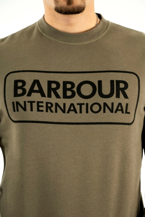 sweat barbour intl large logo sweat vert
