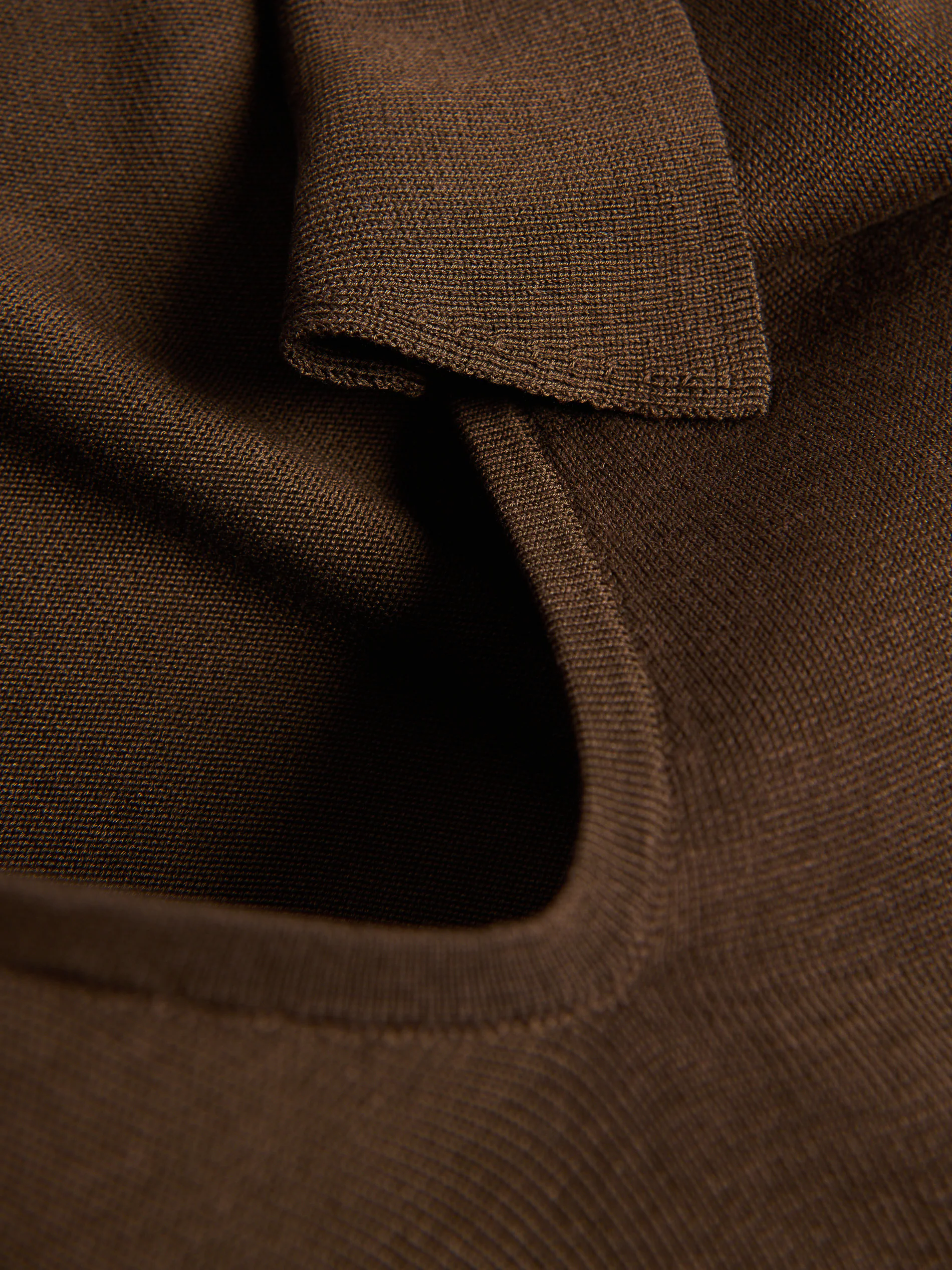 Gestricktes Poloshirt