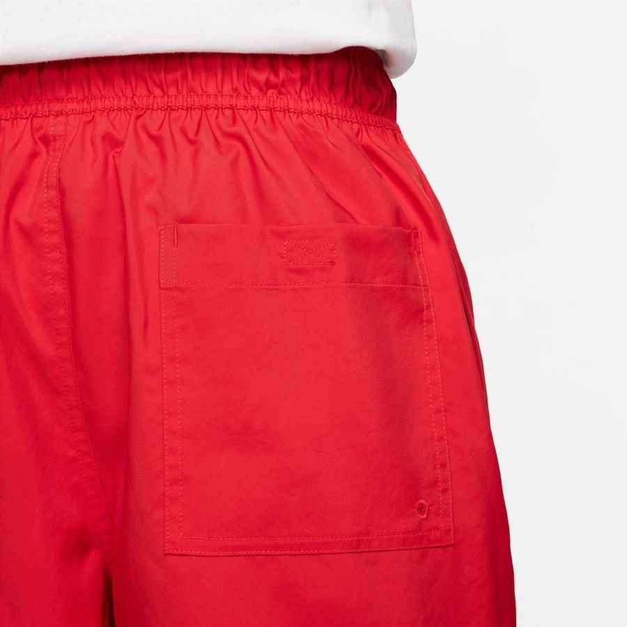 Nike Short Club Woven Flow - Rouge/Blanc