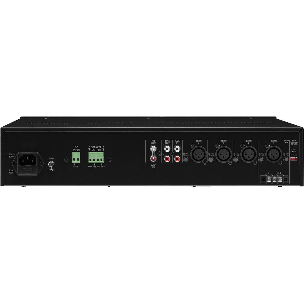 Monacor PA-900 mono mixing versterker 120W