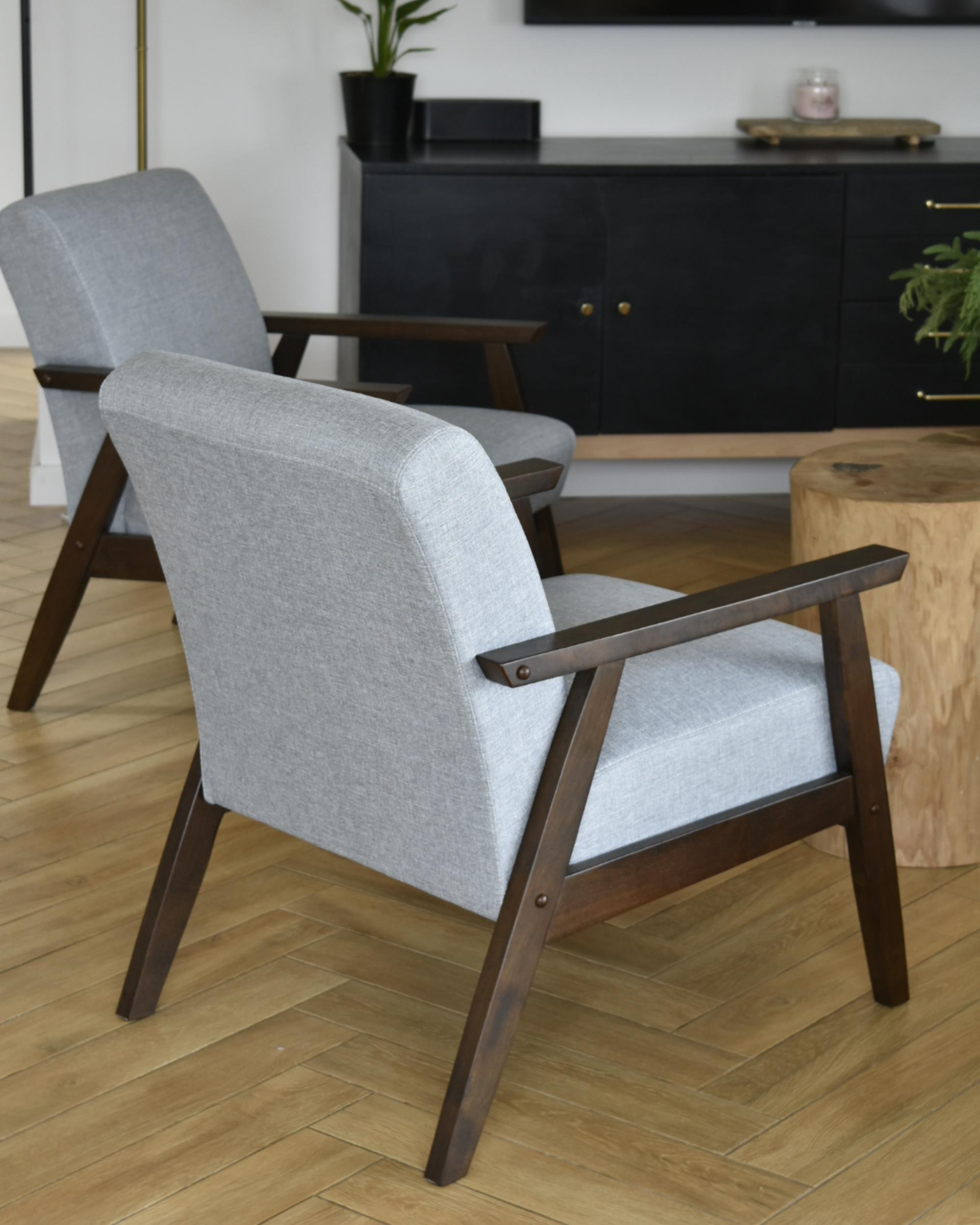 Fauteuil ASNES Stof Lichtgrijs
