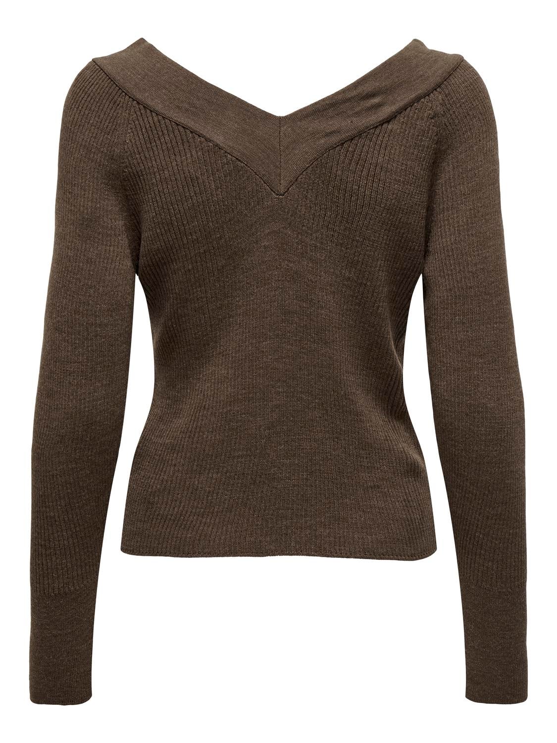 ONLNEW Strickpullover Chestnut