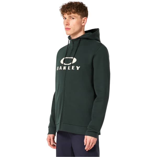 Sweatshirt OAKLEY BARK FZ HOODIE 2.0 HUNTER GREEN/ARCTIC WHITE
