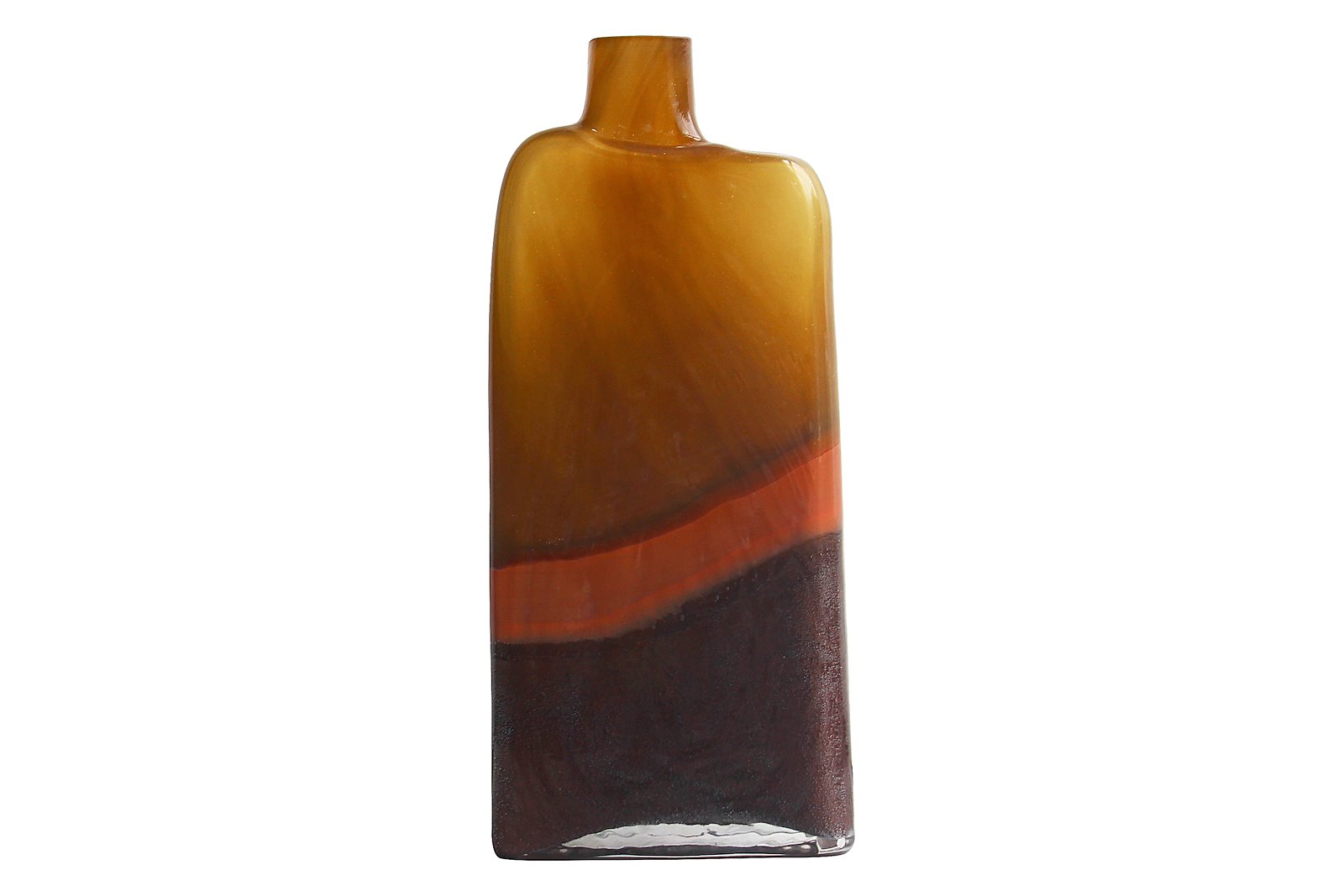 Karela vase Brun og orange B13 H29,4 cm
