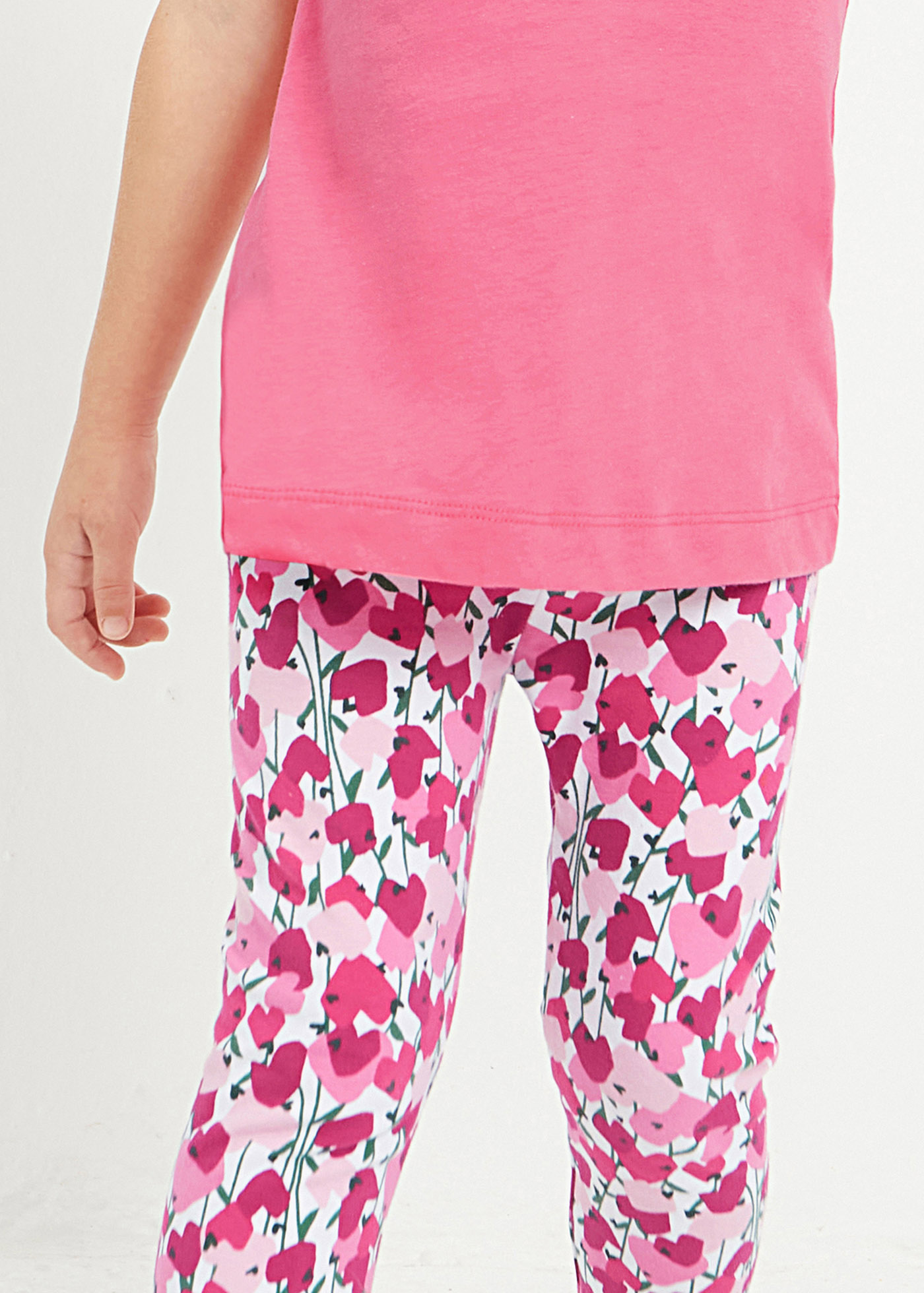 Leggings infantis estampadas com piratas em algodão sustentável.