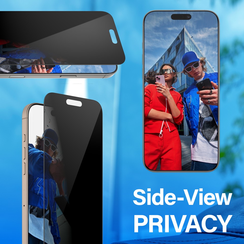 PanzerGlass - Skærmbeskyttelse Privacy - iPhone 16 Pro Max - Ultra Wide Fit