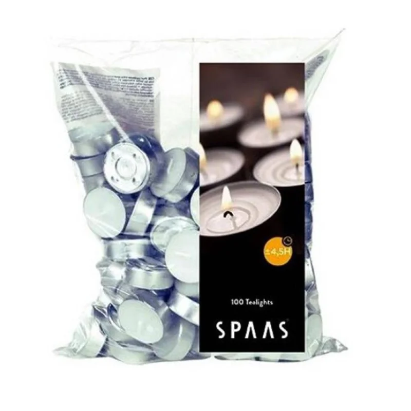 SPAAS - Bougies chauffe-plats - Durée 4H50 - x100