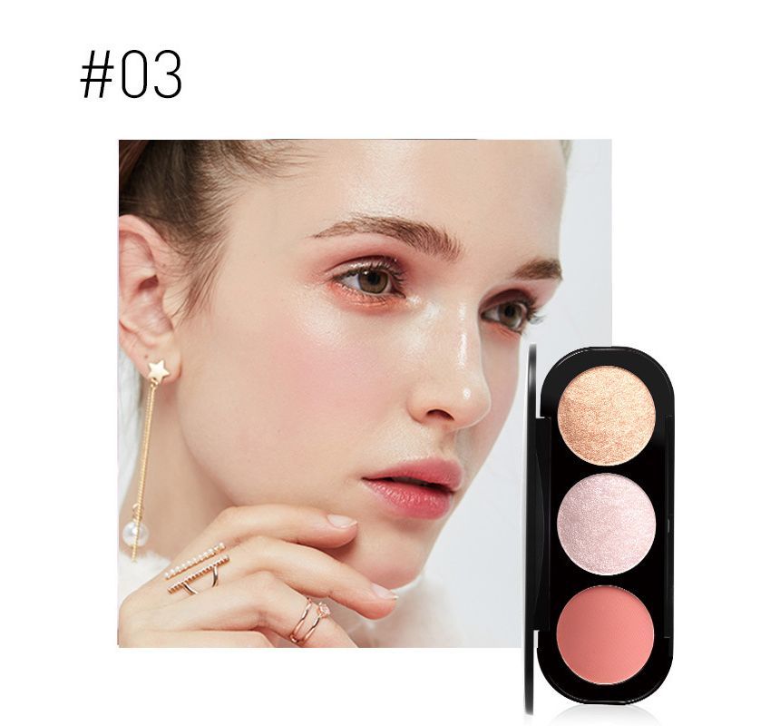 FOCALLURE - Blusher & Highlighter-palet - 2 kleuren