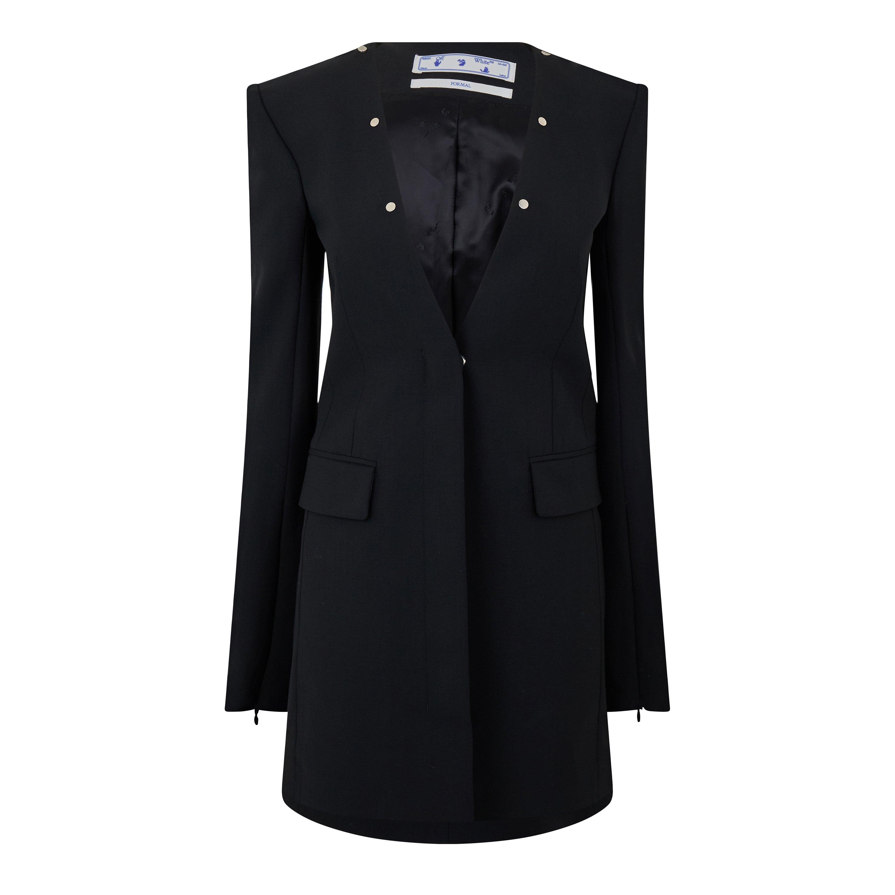 Off White Blazer Dress