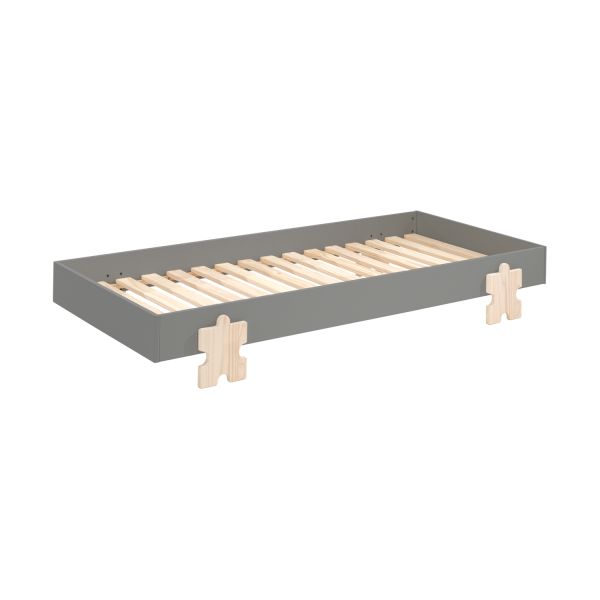 Vipack Modulo Bed 90 x 200 Cm Puzzle Grijs