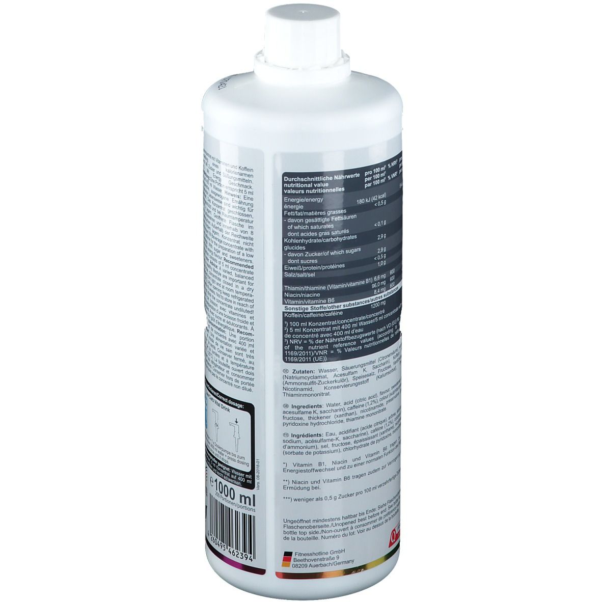 Best Body Nutrition Low Carb Vital Drink, Energy