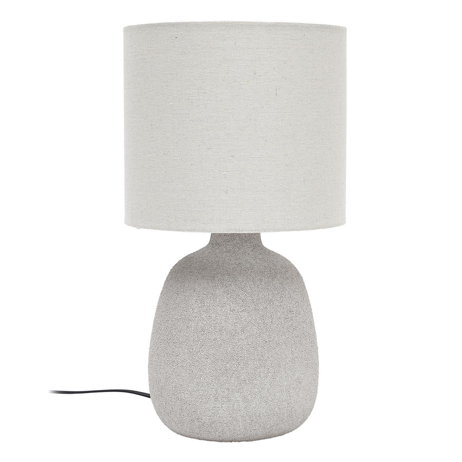 LAMPE CERAMIQUE EMBOSSEE H.40CM