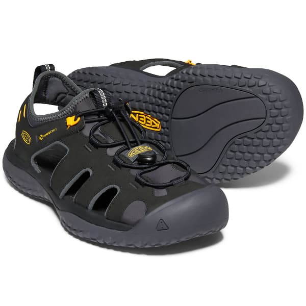 Sandale de randonnée KEEN SOLR SANDAL BLACK/GOLD
