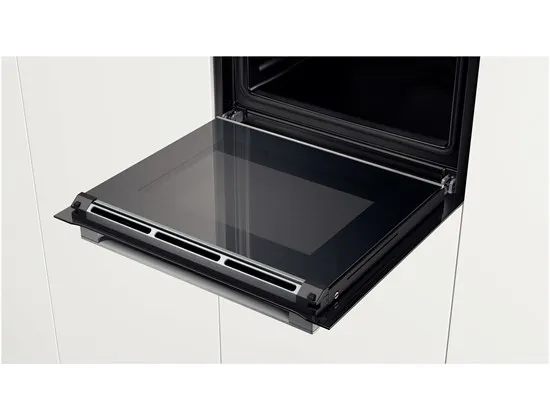 Bosch Serie | 8 HBG634BB1 - Ovn - til indbygning - niche - bredde: 56 cm - dybde: 55 cm - højde: 58.5 cm - med selv-rengøring - Klasse A  - sort