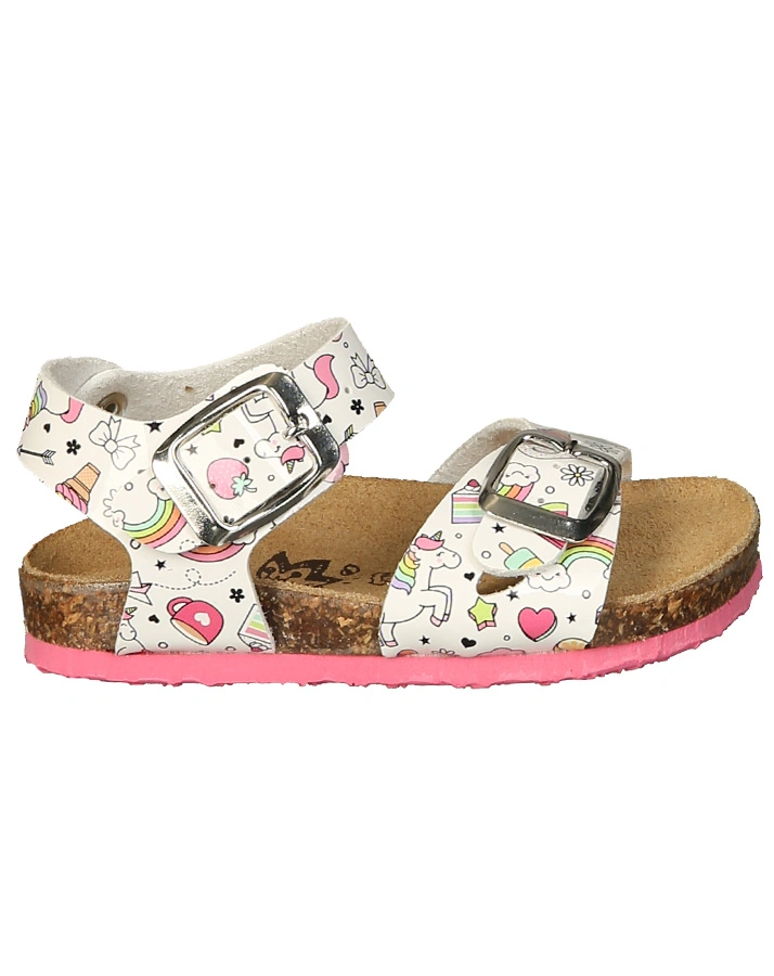 Sandalen ALICE in weiß/pink