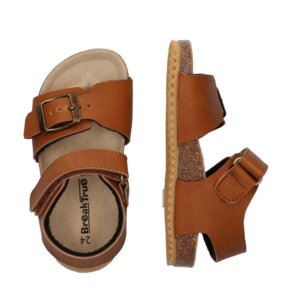 Break True sandalen cognac