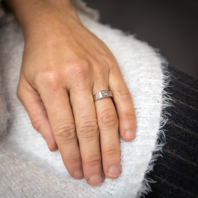 Bague Femme Rhodium ATRIA