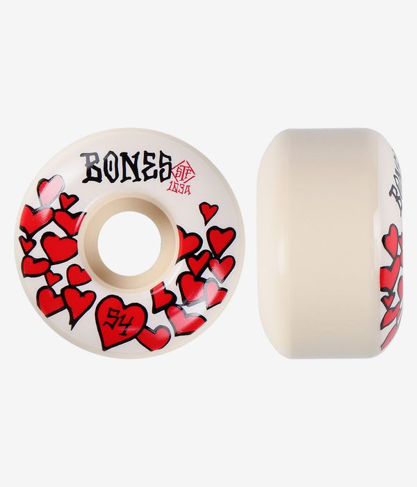 Bones STF Love V4 Rollen (white red) 54mm 103A 4er Pack