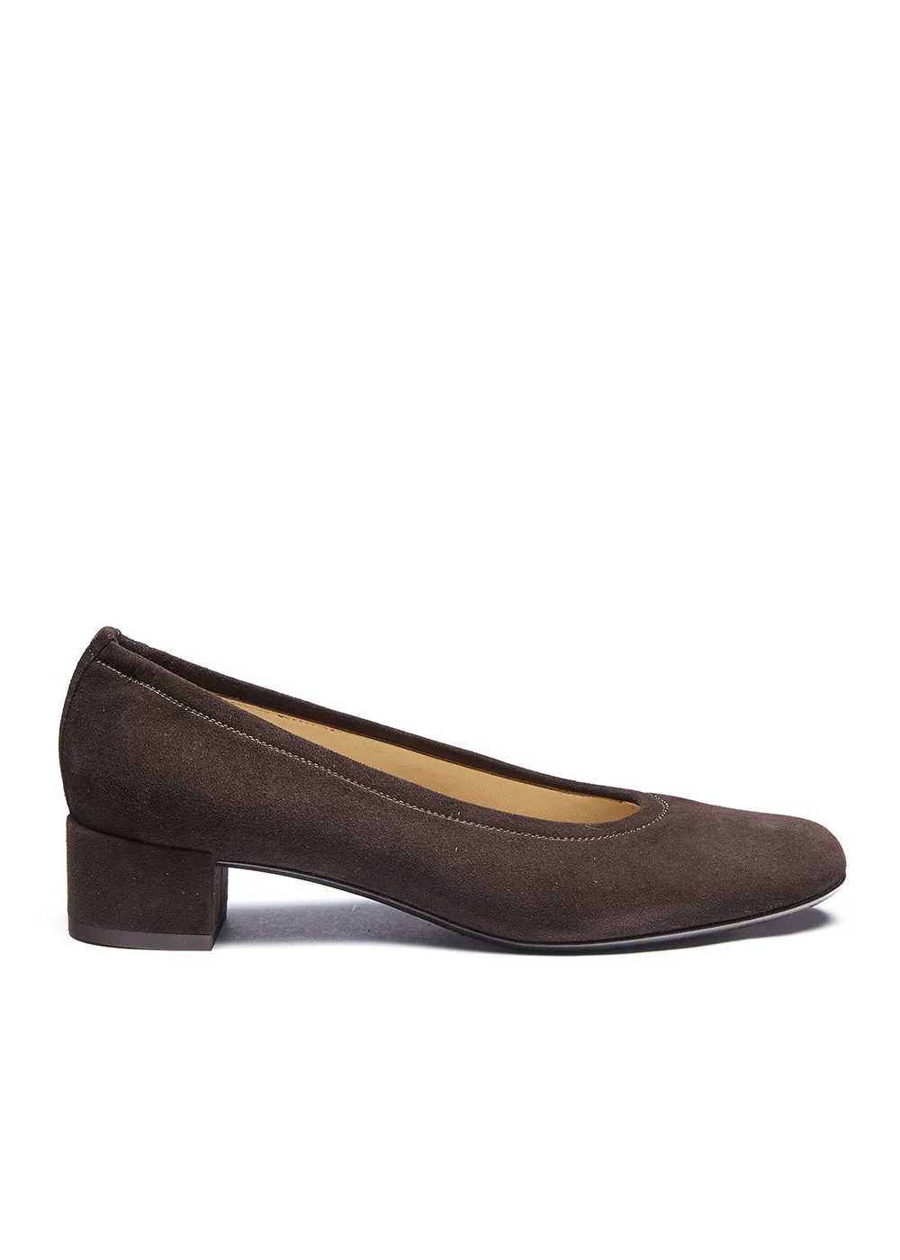BALLERINE VARSOVIE VELOURS MARRON