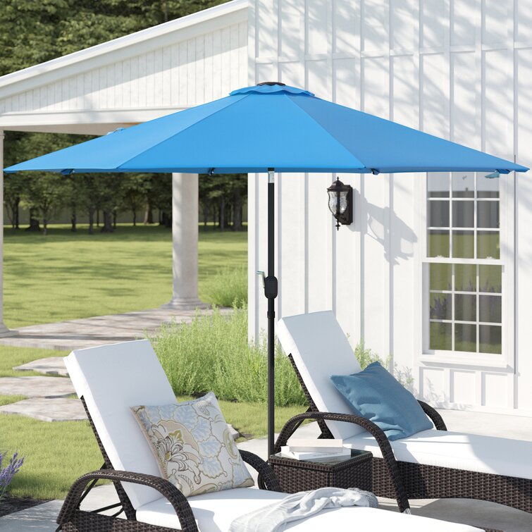 Yolanda 108'' Lighted Market Umbrella