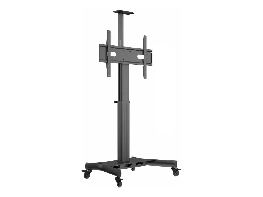 Multibrackets M Public 170 HD - Vogn med hjul - motoriseret - for LCD display - enkelt søjle, gulvstander - aluminium, stål - sort - skærmstørrelse: 32