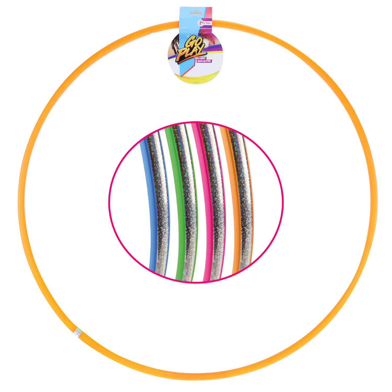 Glitter Hoepels, Set van 4