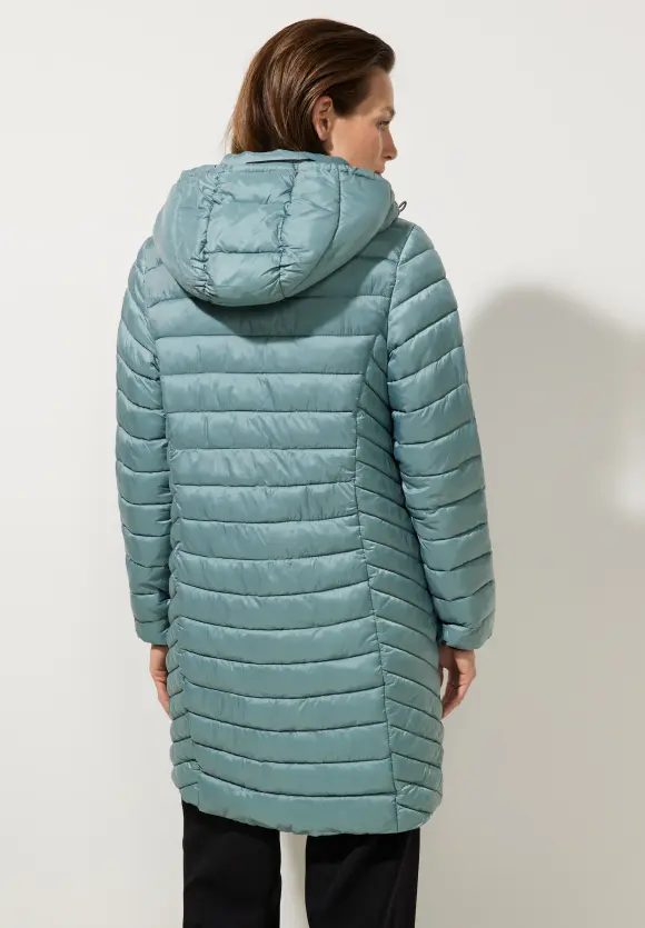 Lange Stepp Winterjacke - polar mint