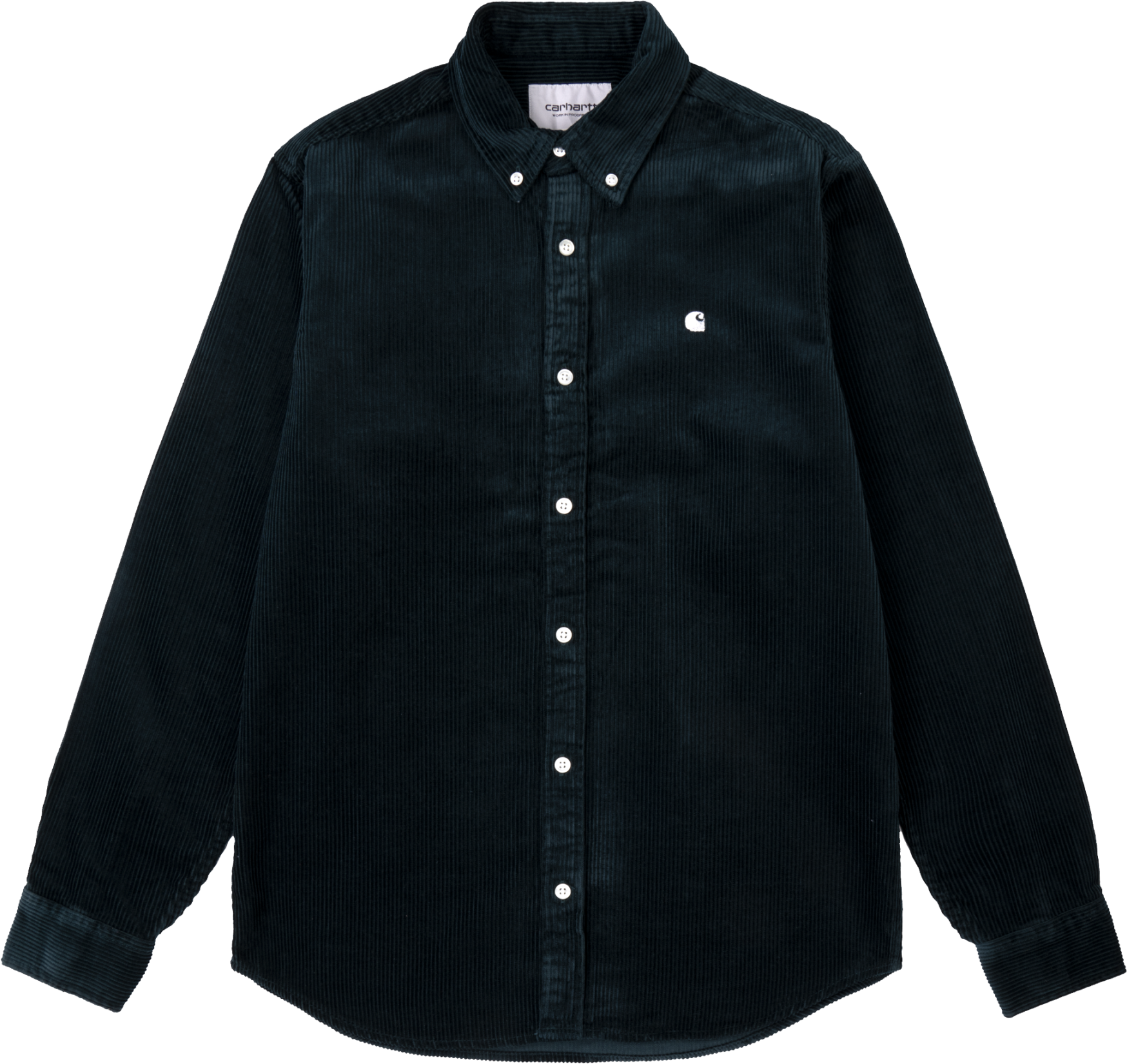 Carhartt WIP Madison Cord Hemd Grün