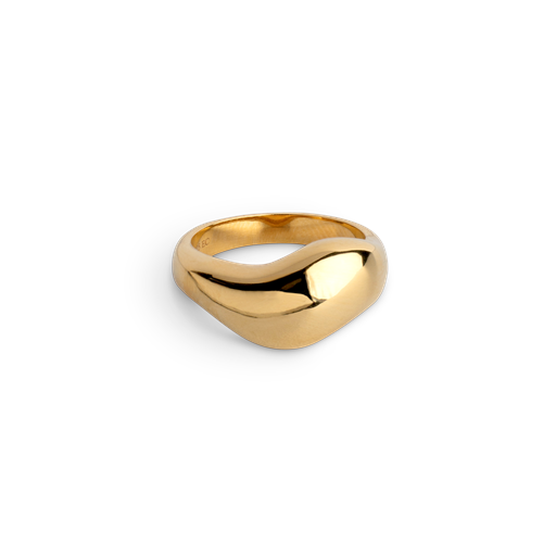 ENAMEL Copenhagen Agnete Large Ring, Guld, 52