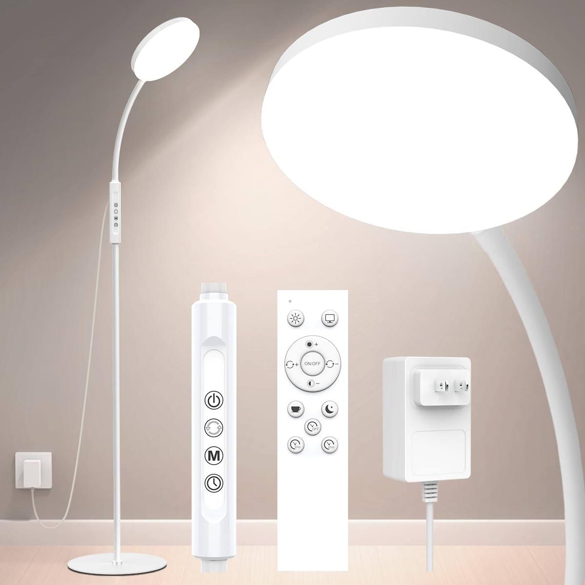 Mojimdo 20000 Lux Tageslichtlampe - Flexible, dimmbare LED Lichttherap
