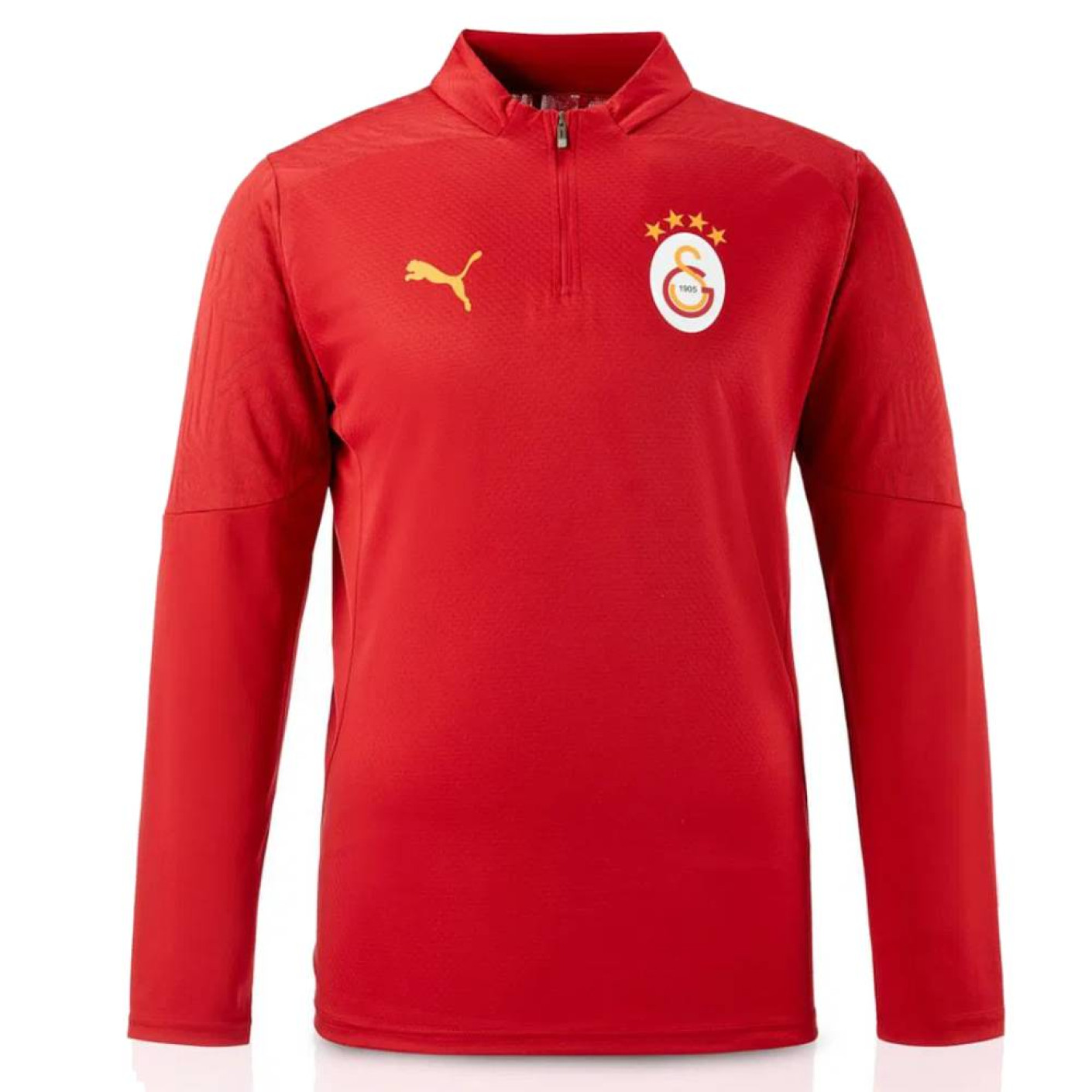 PUMA Galatasaray SK Trainingspak 1/4-Zip 2024-2025 Rood Oranje