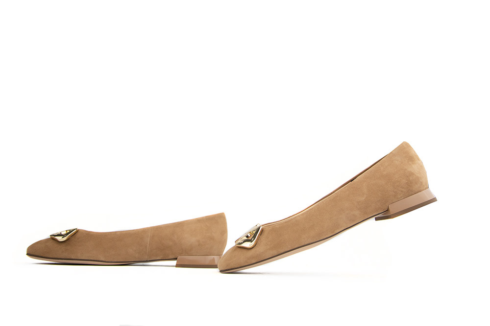 Högl Ballerina Coco Bruin Suede