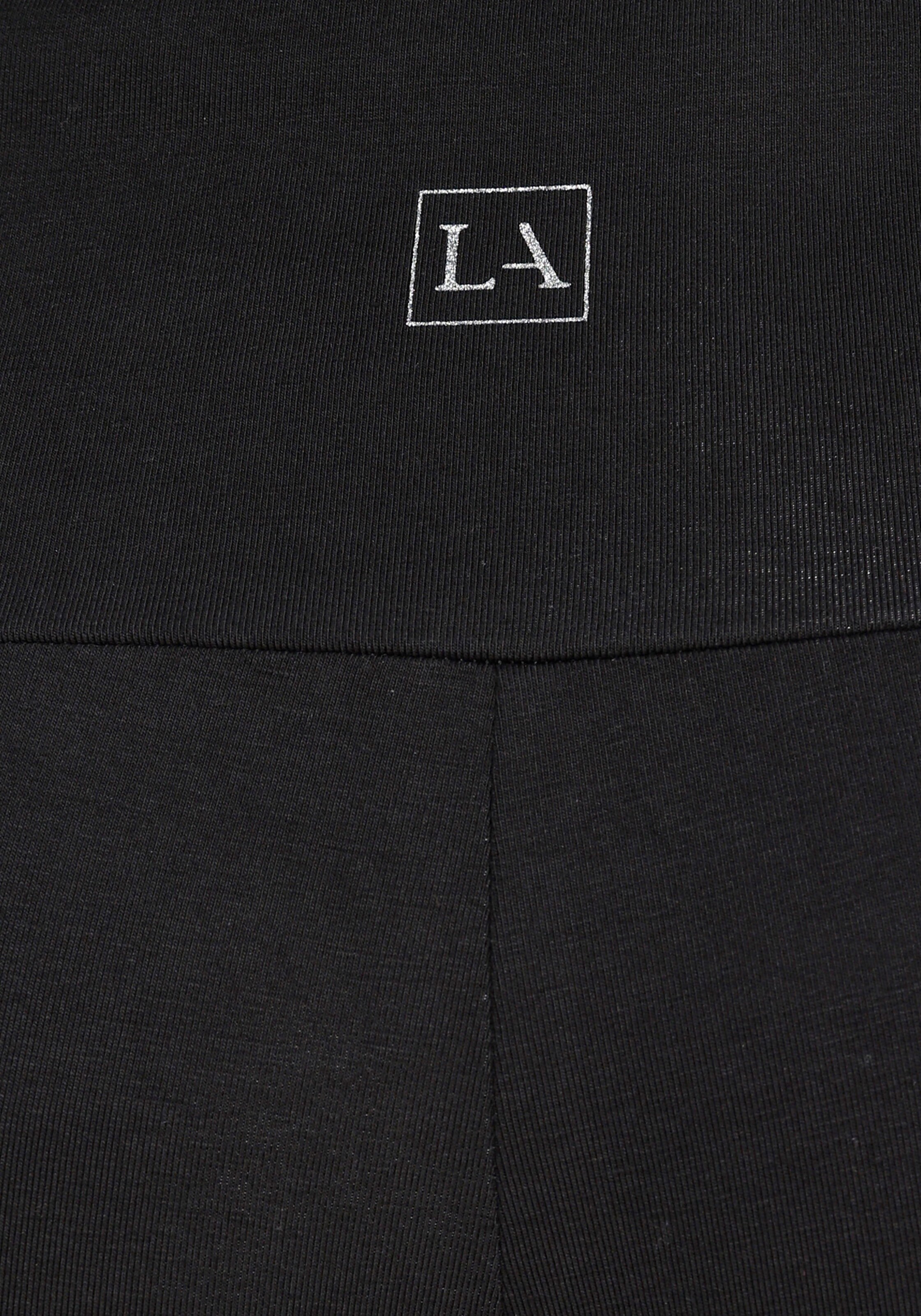 LASCANA ACTIVE Caprileggings in schwarz