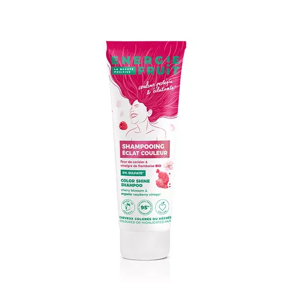 Shampoo Energie Fruit para Cabelos Coloridos com Vinagre de Framboesa e Flor de Cerejeira 250ml