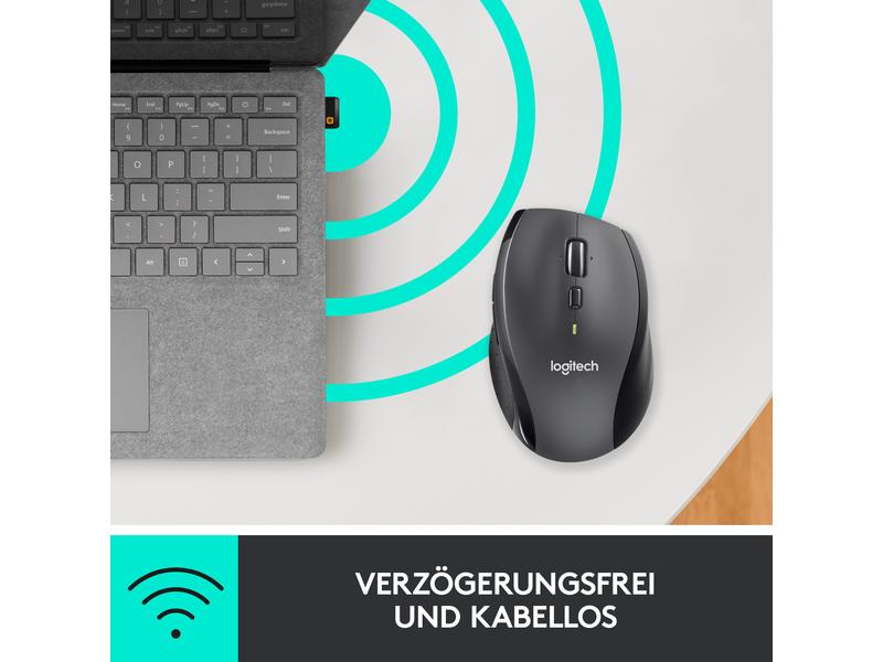 Logitech Maus M705 Marathon Bulk Ausdauernde Wireless-Maus