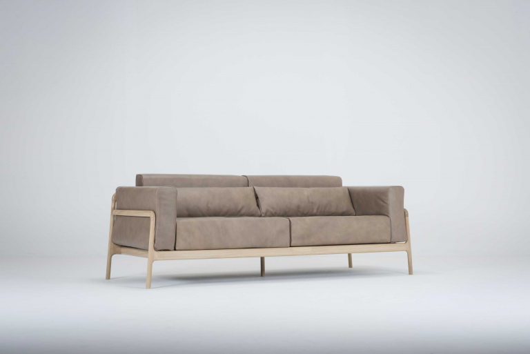 Gazzda Fawn sofa 3-zits whitewash Main Line Flax Archway