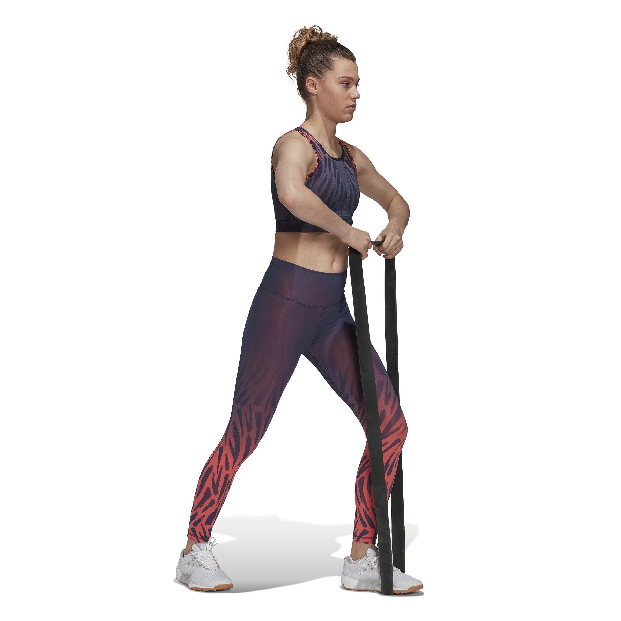 adidas Optime Fierce Training 7 8 Tights Womens